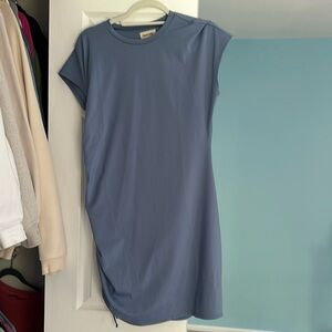 Nordstrom Blue Dress ruched on one side. New with Tags. Size XL